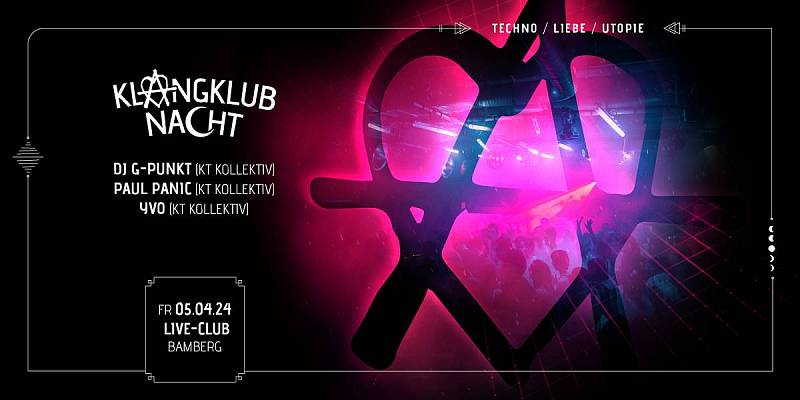 Flyer Klangklubnacht KT-Kollektiv Klangtherapie Festival