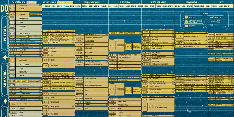 Timetable Klangtherapie Festival 2024