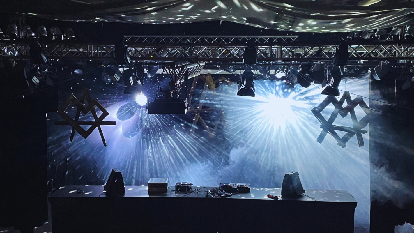 Deko Klangklubnacht Live Club Bamberg