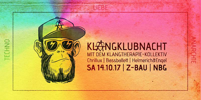 Klangklubnacht mit dem KT-Kollektiv Flyer Klangtherapie