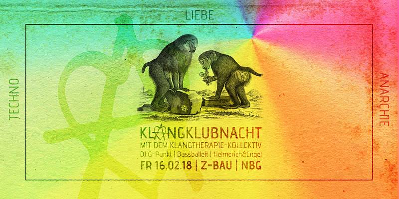 Klangklubnacht mit dem KT-Kollektiv Flyer Klangtherapie