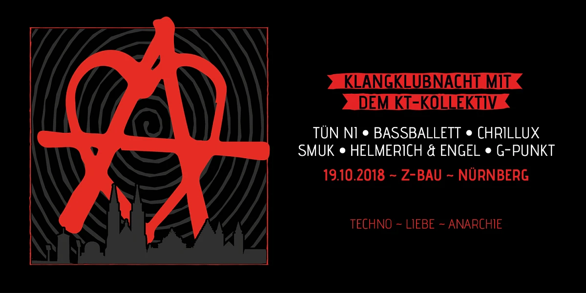 Klangklubnacht mit dem KT-Kollektiv Flyer Klangtherapie