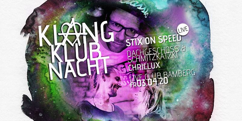 Klangklubnacht mit Stixonspoeed & Dachkatze Flyer Klangtherapie