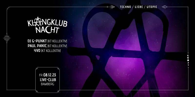 Klangklubnacht mit dem KT-Kollektiv Flyer Klangtherapie