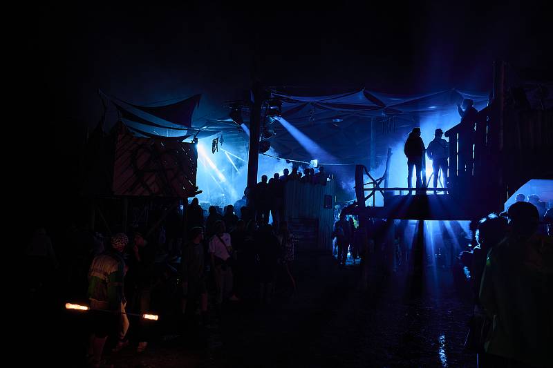 Atmosphäre Sandpalast in der Nacht 2025