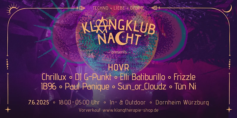 Klangklubnacht mit HOVR